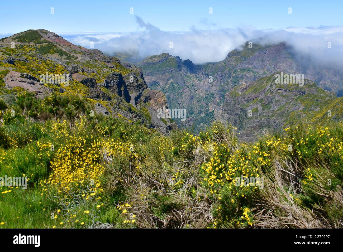 Pico do Arieiro, Pico do Areeiro, Madeira, Portugal, Europe Stock Photo