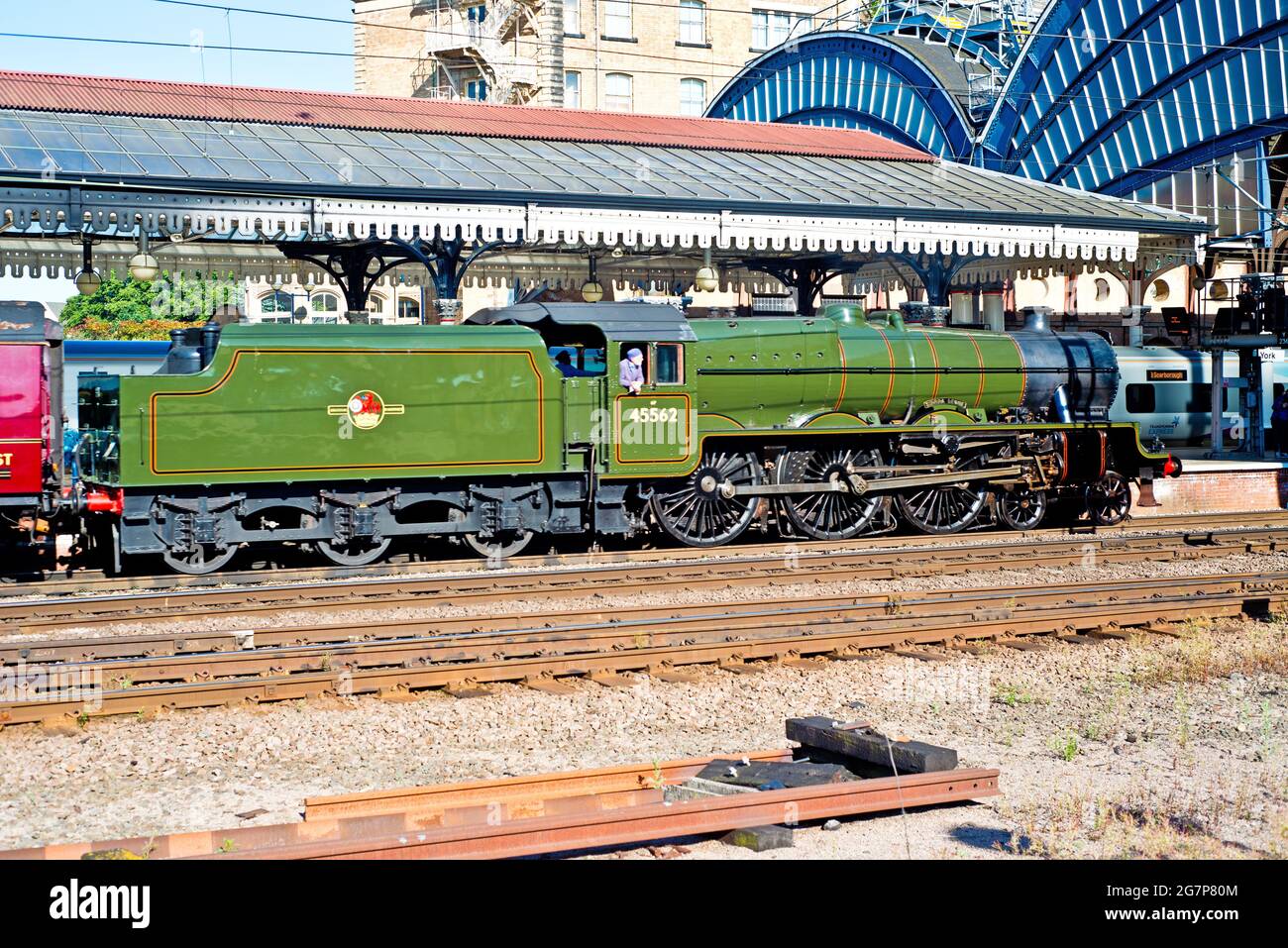 Jubilee Class Sierra Leone at York Railway Station, York, England 15th July 2021 Stock Photo
