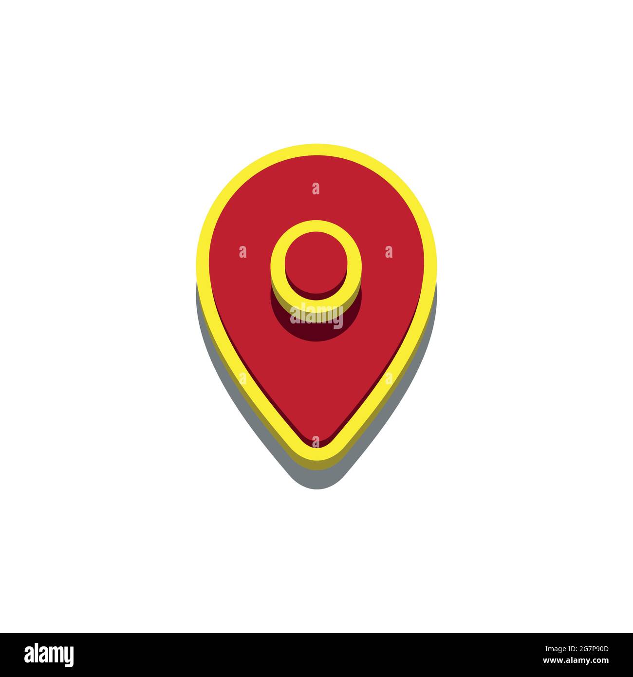 Realistic 3d pointer of map Stock Vector Images - Alamy