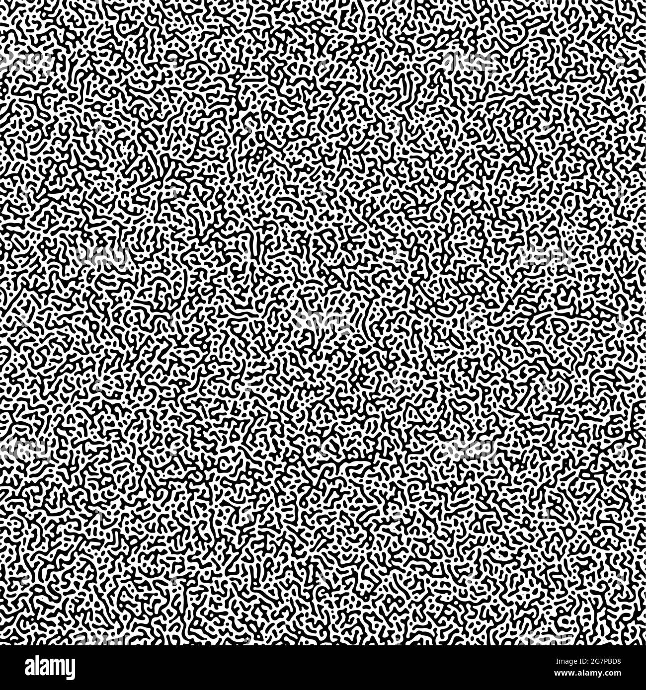 Cyclic Symmetric Multiscale Turing Pattern. Monochrome texture Stock ...