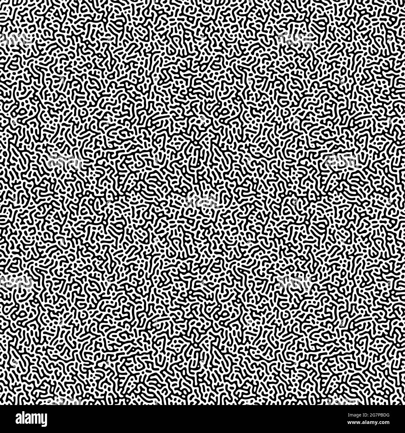 Cyclic Symmetric Multiscale Turing Pattern. Monochrome texture Stock ...