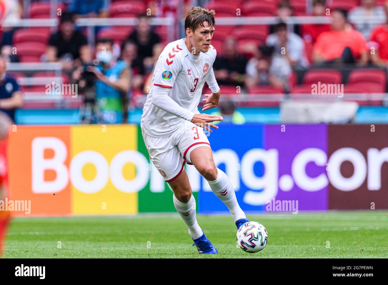 Vestergaard Amsterdam, Netherlands - 26, June: Jannik Vestergaard of Denmark runs ...