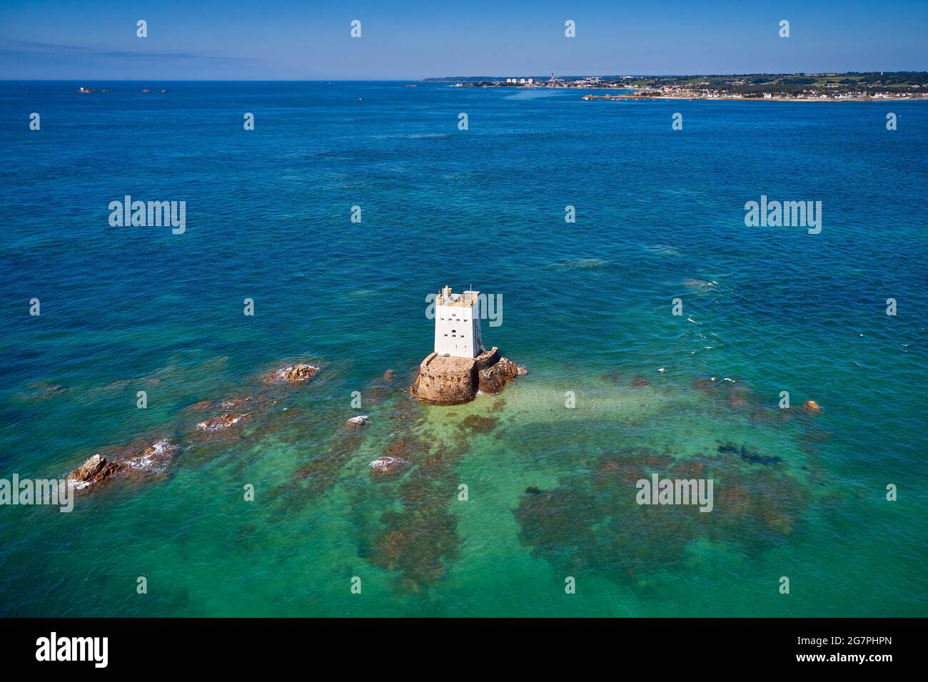 Channel Islands Jersey Aerial High Resolution Stock Photography and