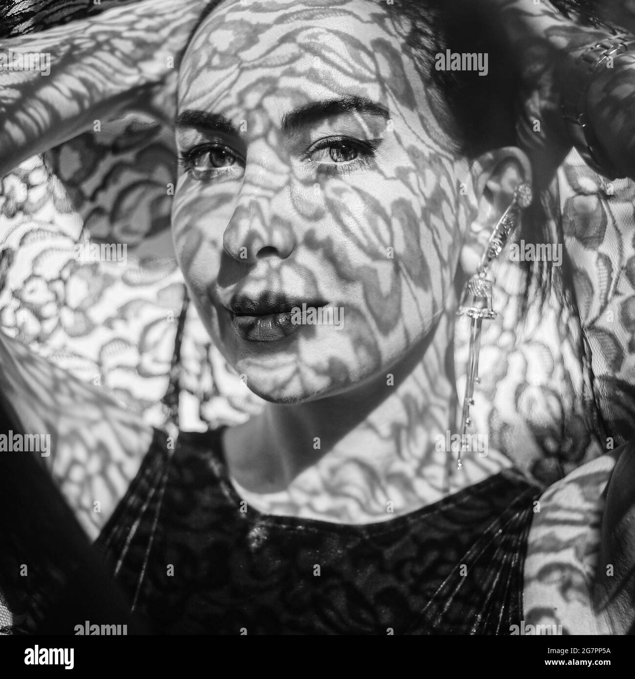 YEREVAN, ARMENIA Jun 17, 2021 modeling woman portraits 2021 summer