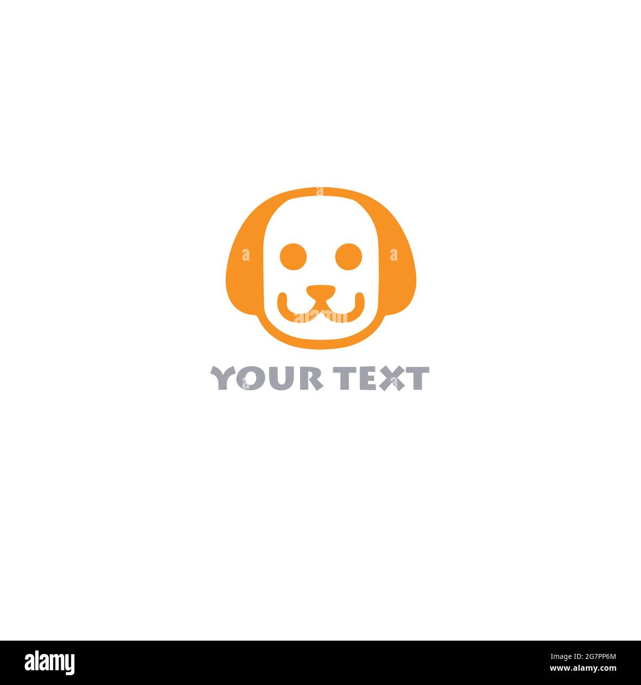 Dog Cute Logo Vector Template Stock Vector Image & Art - Alamy