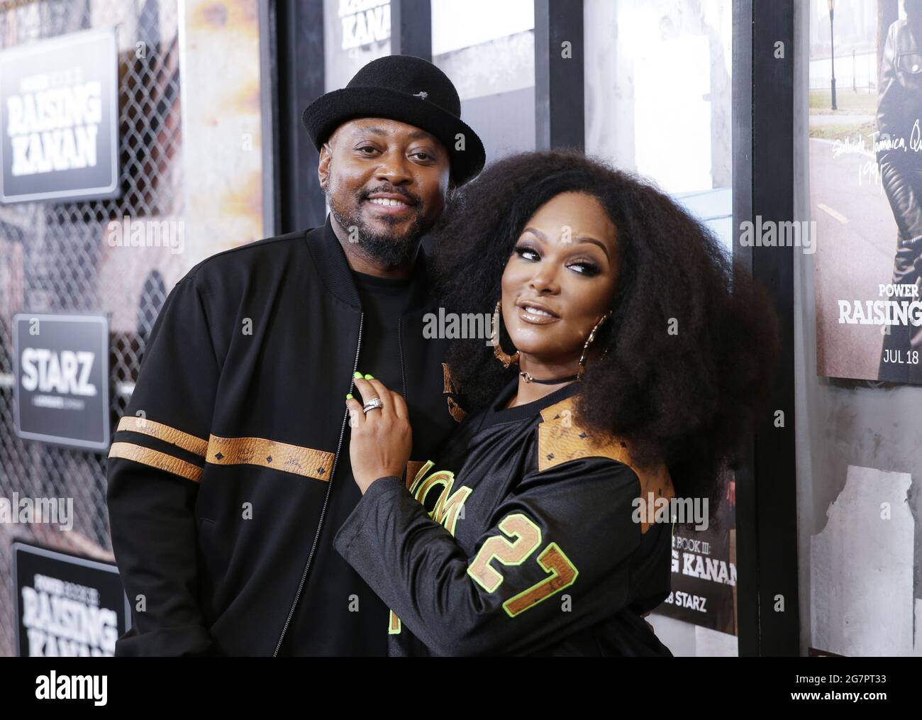 New York, United States. 15th July, 2021. Keisha Epps and Omar Epps ...