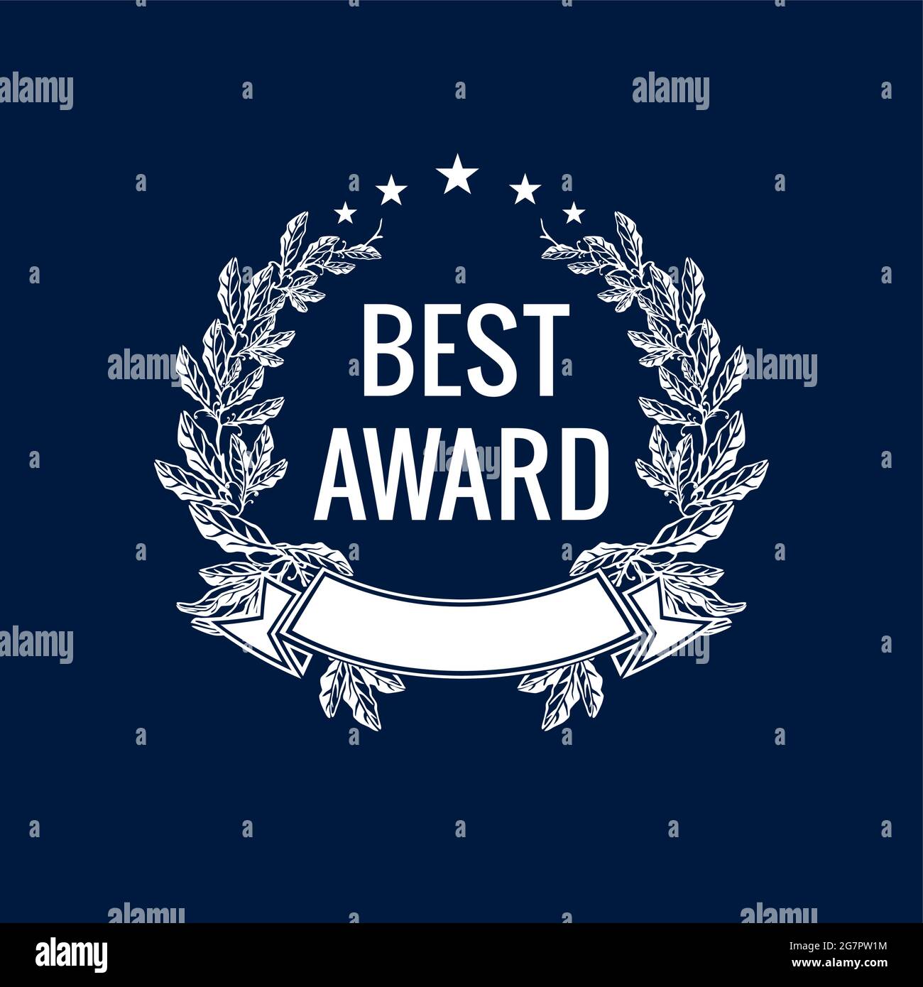 Awards logotype concept. Isolated abstract graphic design template ...