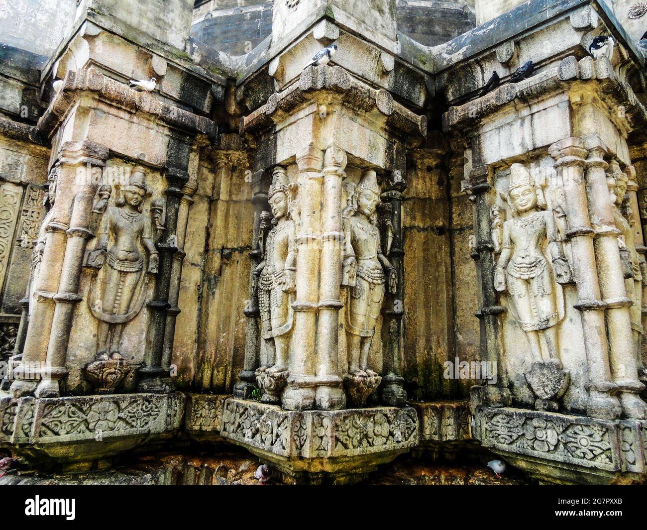 Indian Sculptures In Kamakhya Temple India Stock Photo Alamy