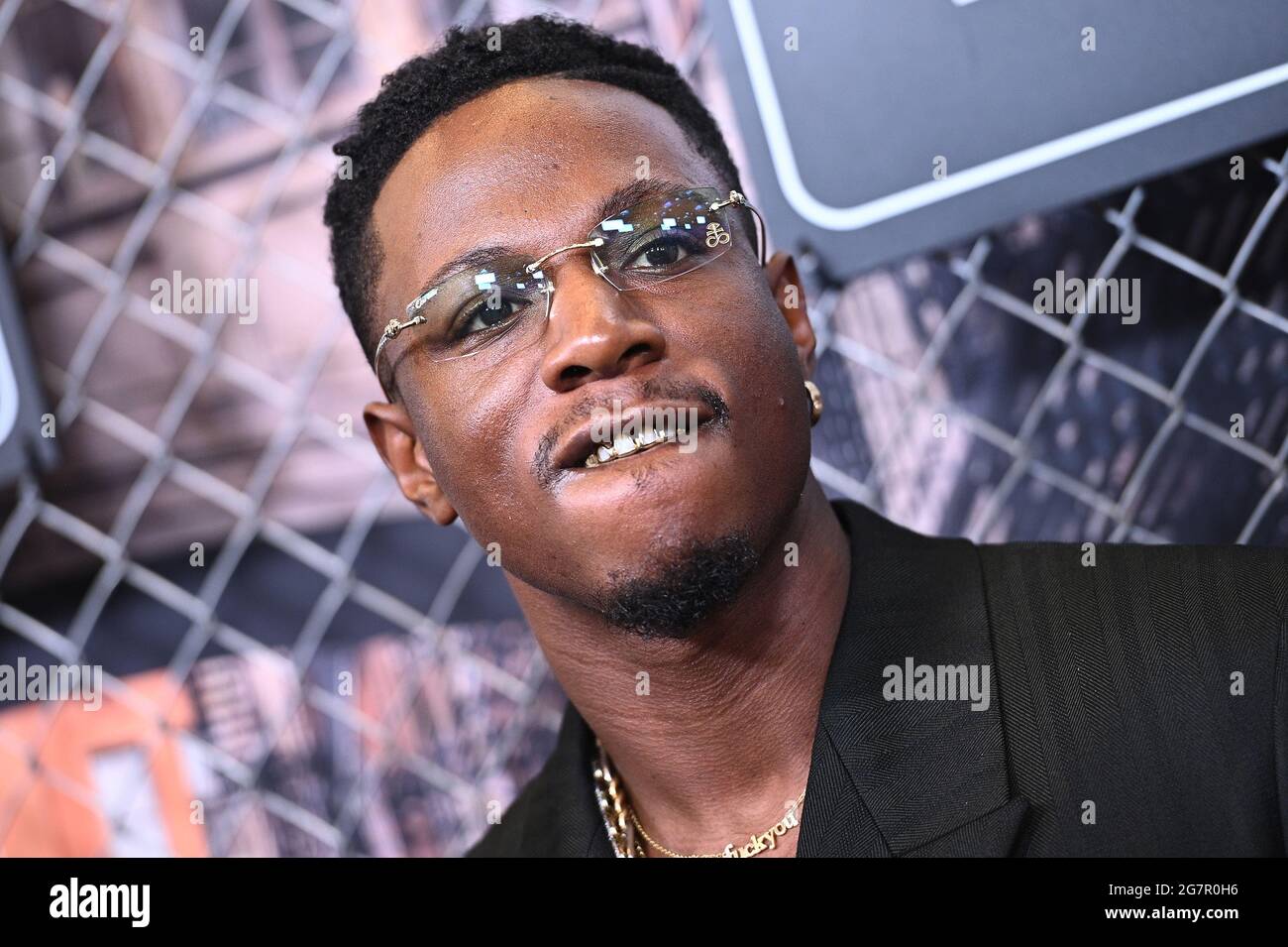 Joey Bada$$ attends the red carpet at the premiere of “Power Book III