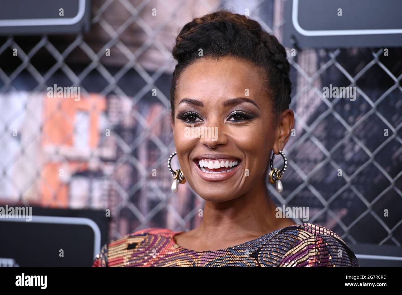 New York, USA. 15th July, 2021. Melanie Liburd attends the red carpet ...
