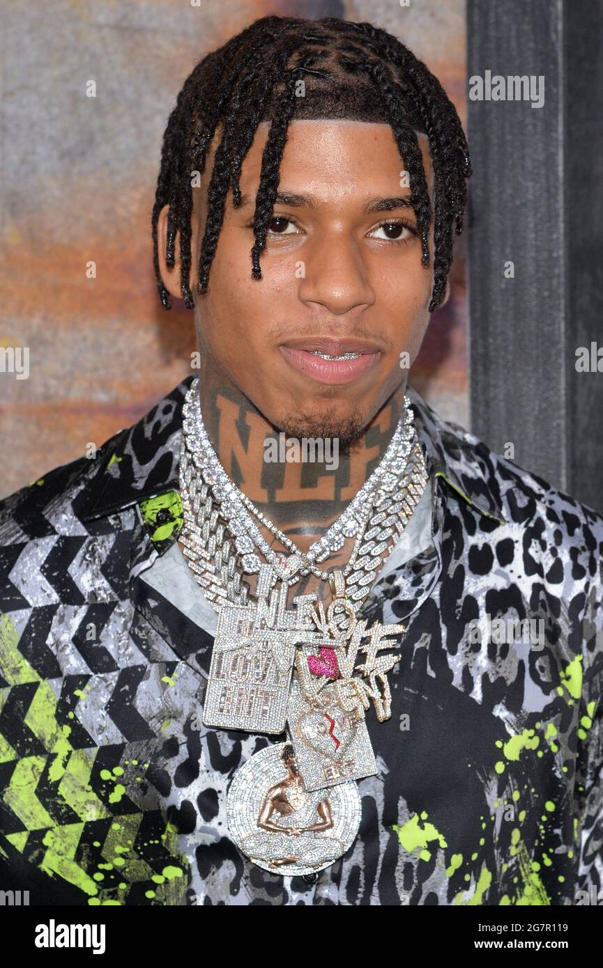 New York, USA. 15th July, 2021. NLE Choppa attends the red carpet
