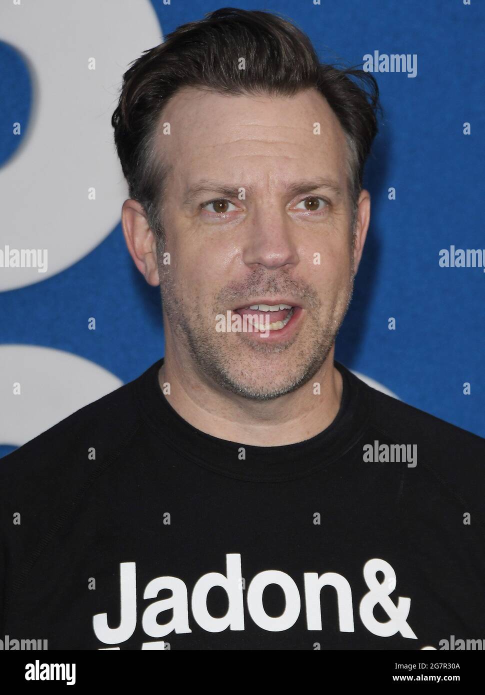 Los Angeles Usa 15th July 21 Jason Sudeikis Arrives At Apple S Ted Lasso Season 2 Premiere Held At The Pacific Design Centerpacific Design Center In West Hollywood Ca On Thursday July 17