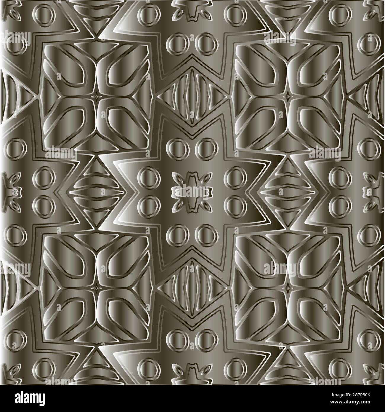 steel metallic gradient with a repeating pattern. Abstract metallic ...