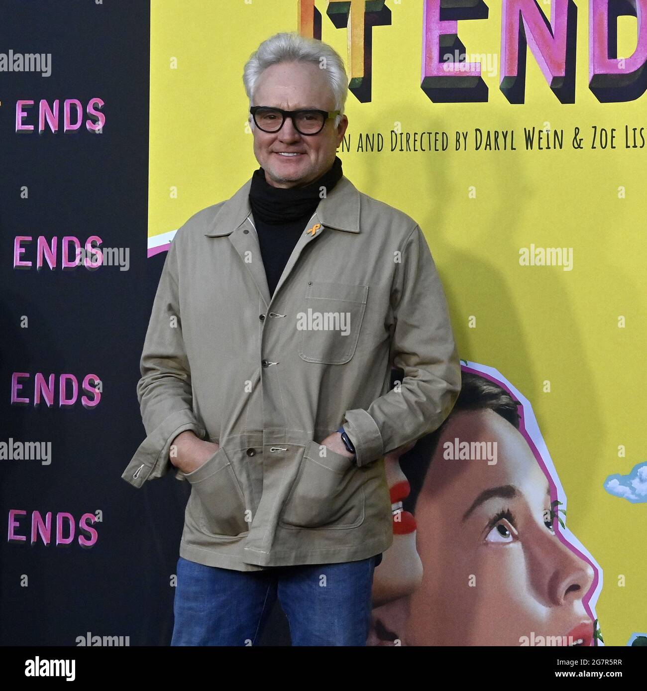 Los Angeles, United States. 16th July, 2021. Cast member Bradley Whirford attends the premiere of the motion picture comedy 'How It Ends' at NeueHouse in Los Angeles on Thursday, July 15, 2021. Storyline: In this feel-good apocalyptic comedy, Liza (Zoe Lister-Jones) embarks on a hilarious journey through LA in hopes of making it to her last party before it all ends, running into an eclectic cast of characters along the way. Photo by Jim Ruymen/UPI Credit: UPI/Alamy Live News Stock Photo