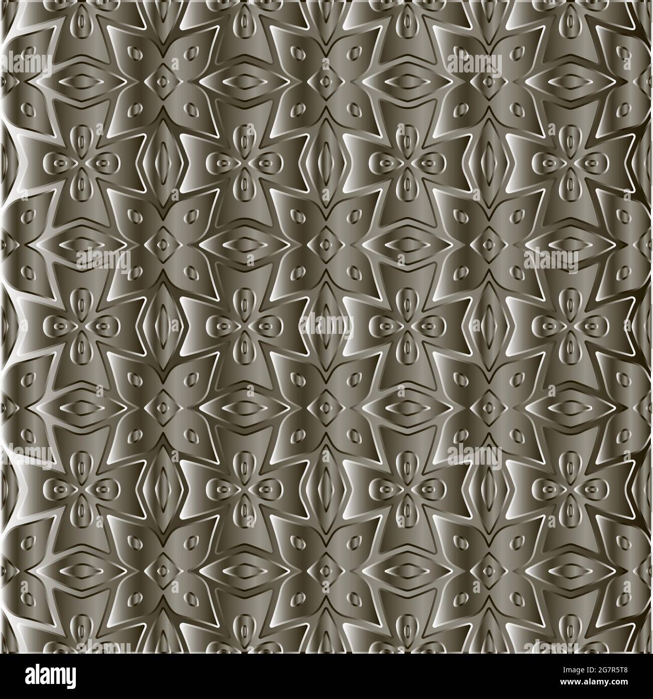 steel metallic gradient with a repeating pattern. Abstract metallic ...