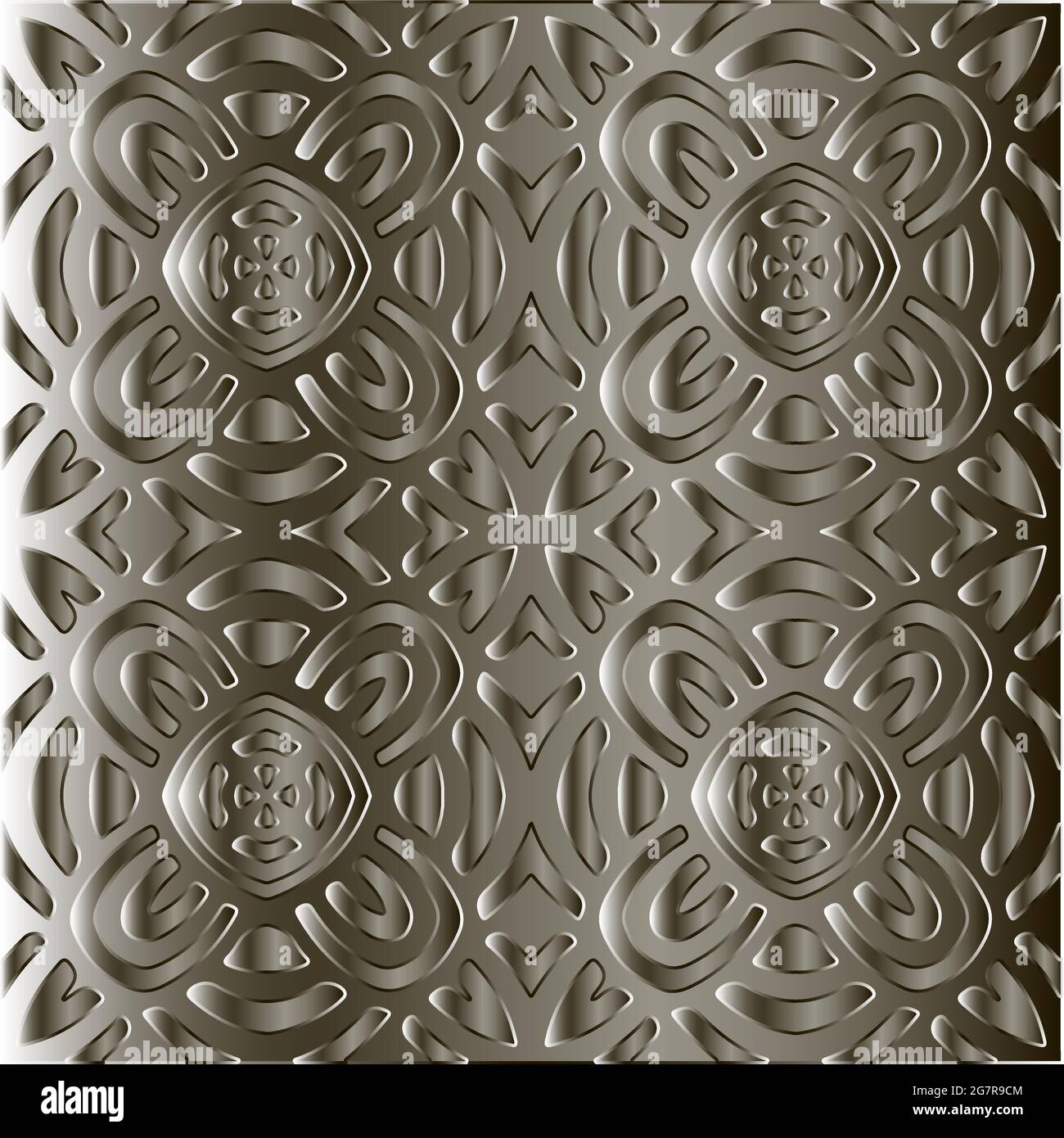 steel metallic gradient with a repeating pattern. Abstract metallic ...