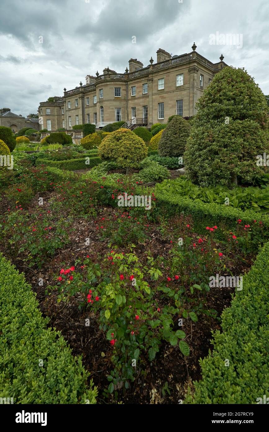 Manderston House, a stately Home in the Scottish Borders Stock Photo