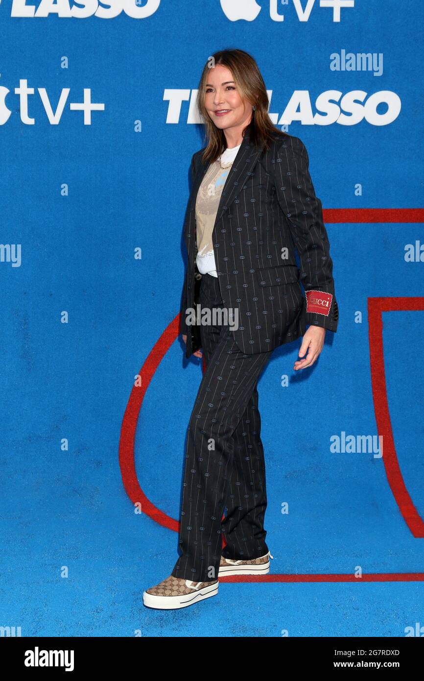 LOS ANGELES - JUL 15:  Christa Miller at the Ted Lasso Season 2 Premiere Screening at the Pacific Design Center Rooftop on July 15, 2021 in Los Angeles, CA Stock Photo