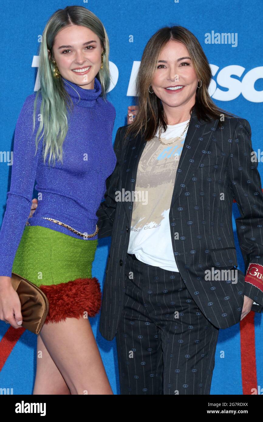 LOS ANGELES JUL 15 Charlotte Lawrence, Christa Miller at the Ted