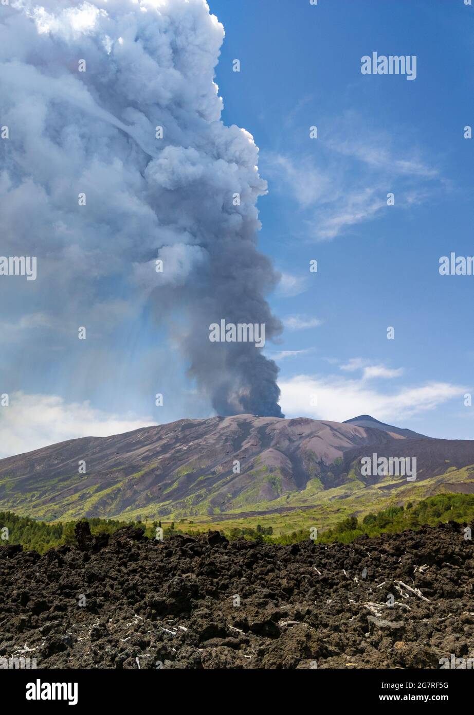 Etna (Sicilia, Italy) - The Mount Etna is the active stratovolcano in ...