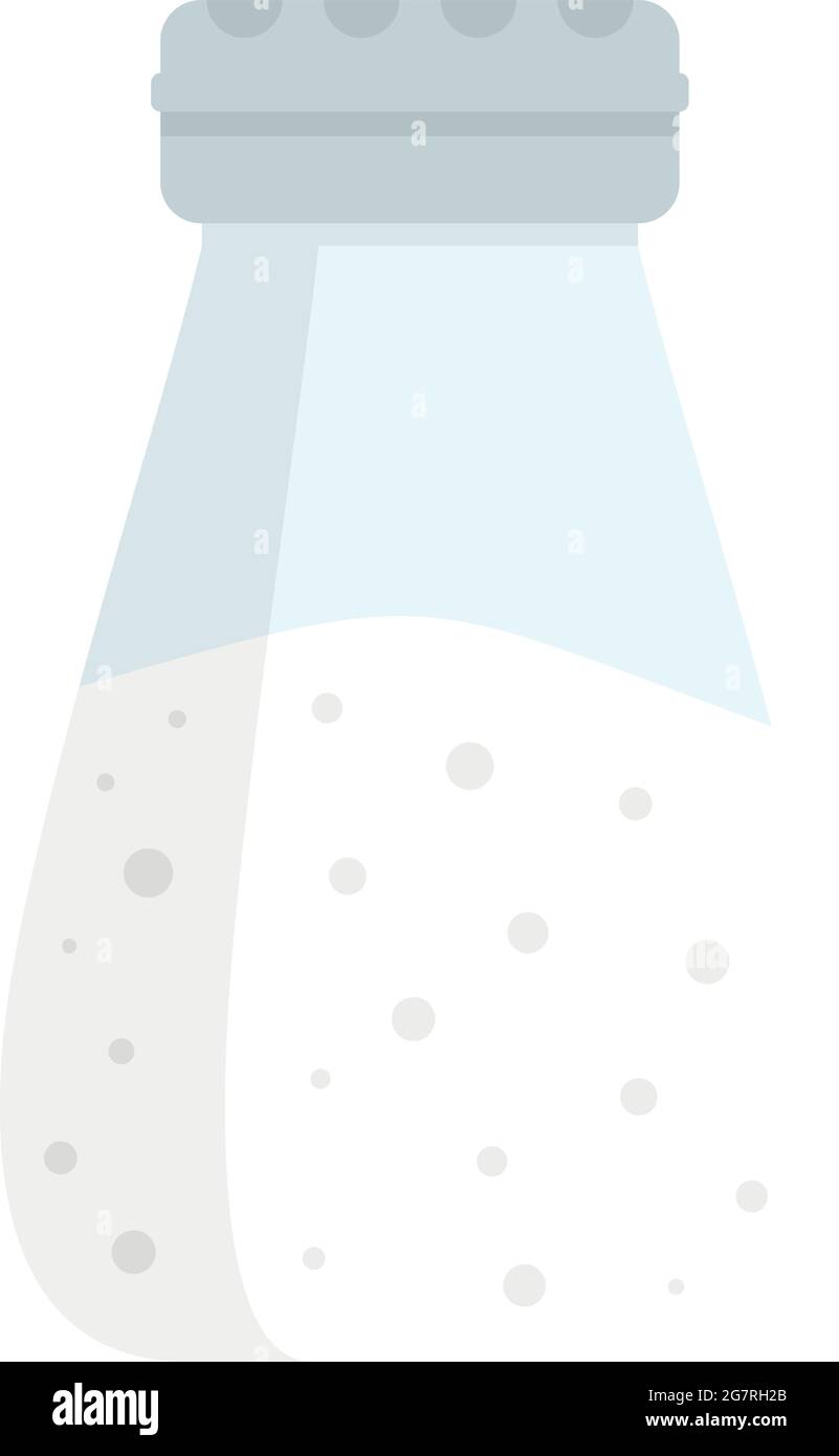 Salt shaker icon. Flat illustration of salt shaker vector icon isolated ...