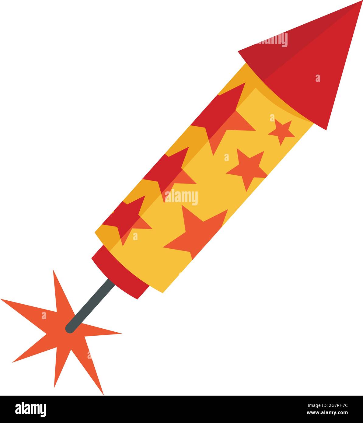 firework rocket vector