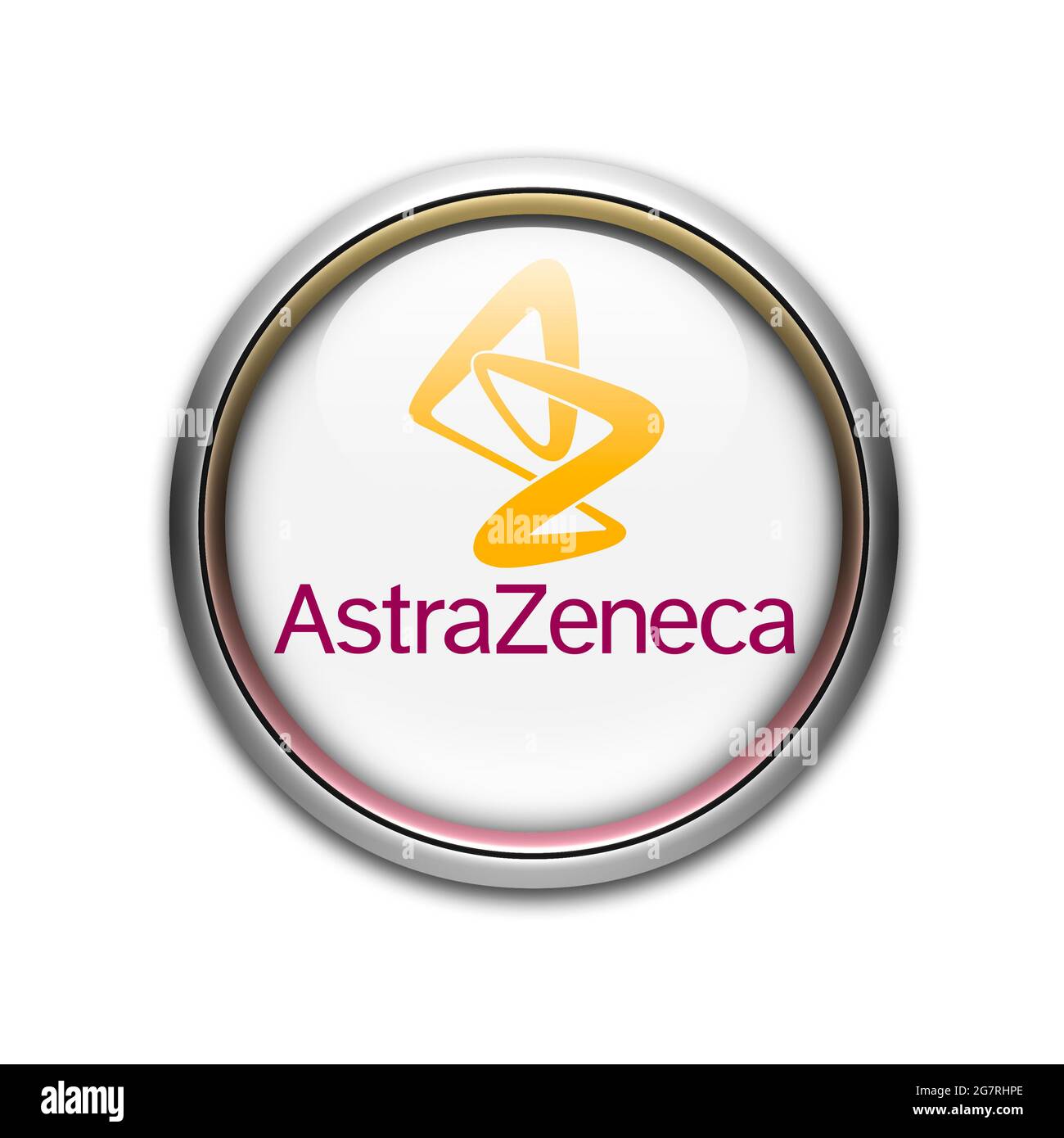 Astra Zeneca logo Stock Photo