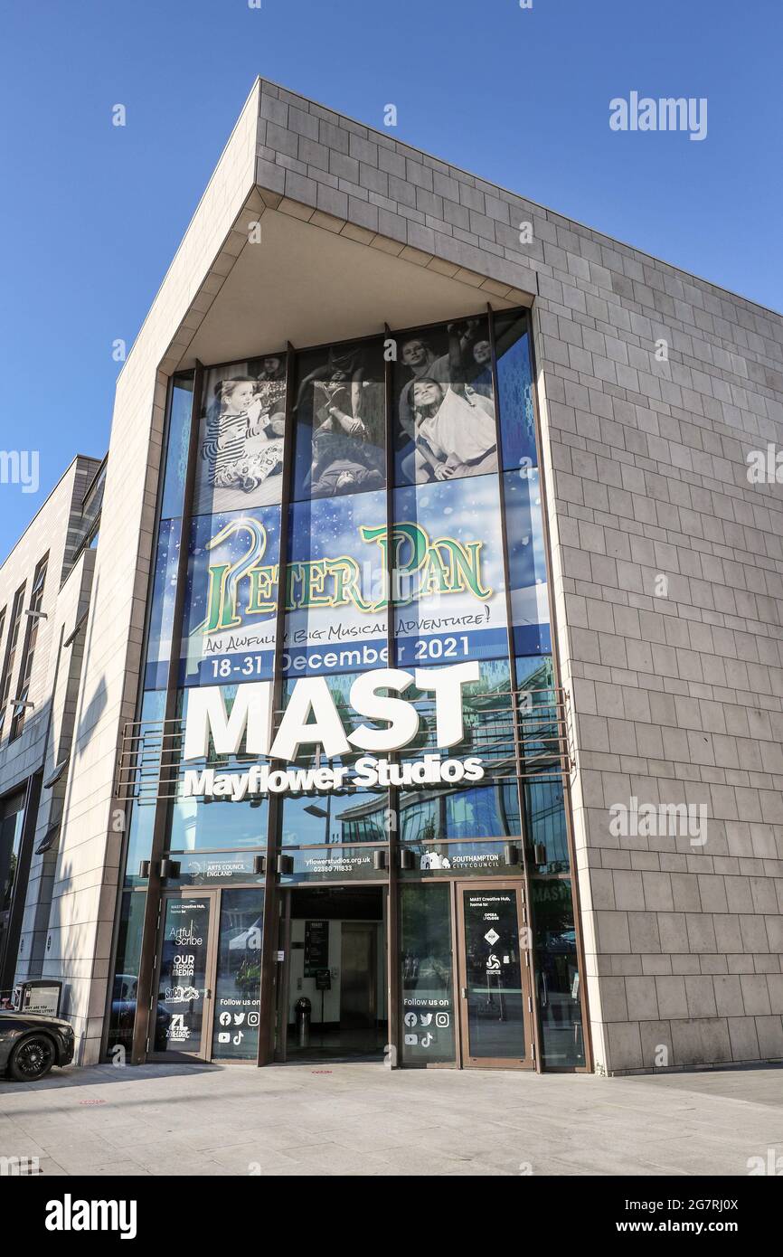 Mast Mayflower Studios, a theatre in Southampton, UK Stock Photo