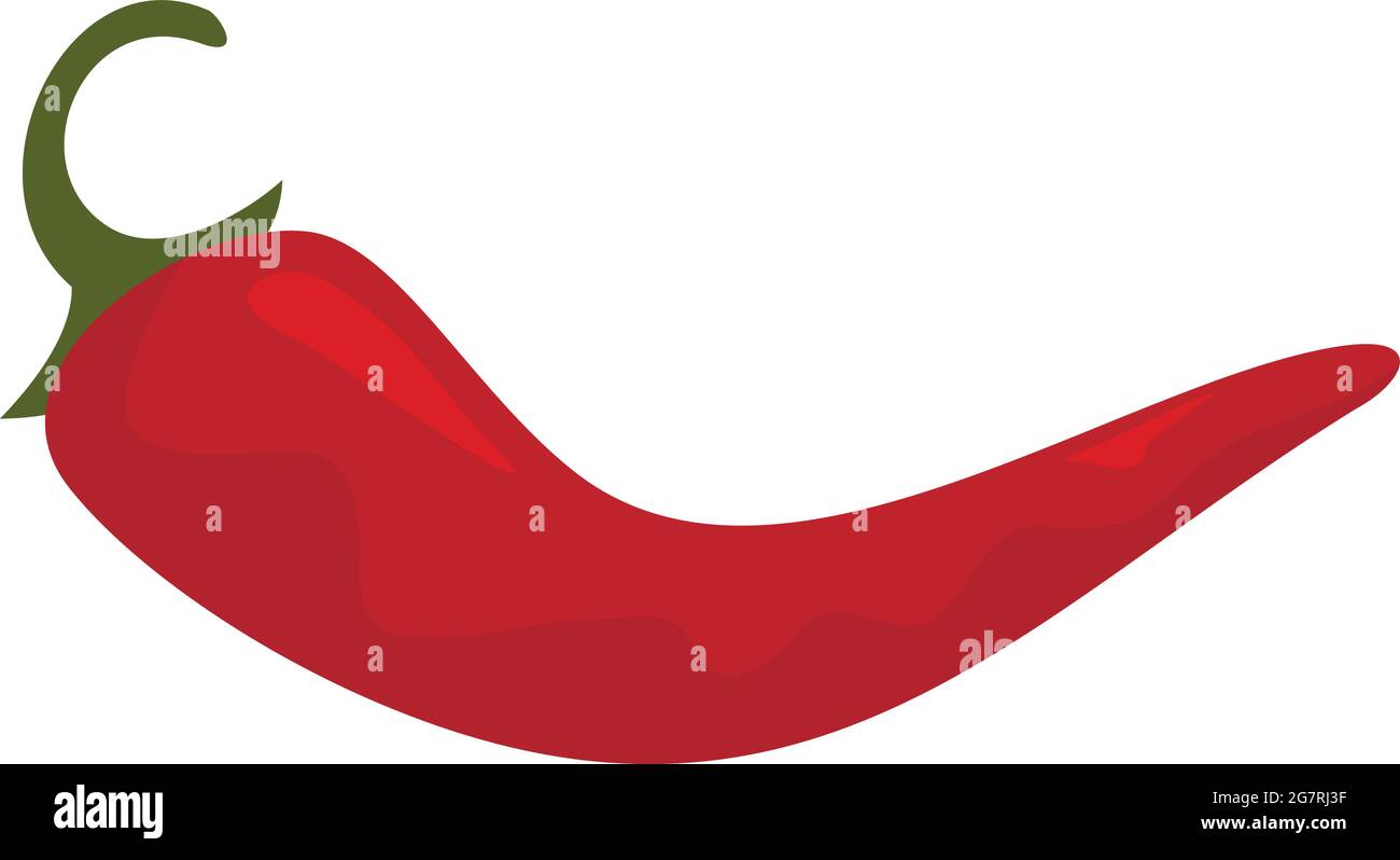 Chili on white backdrop Stock Vector Images Alamy