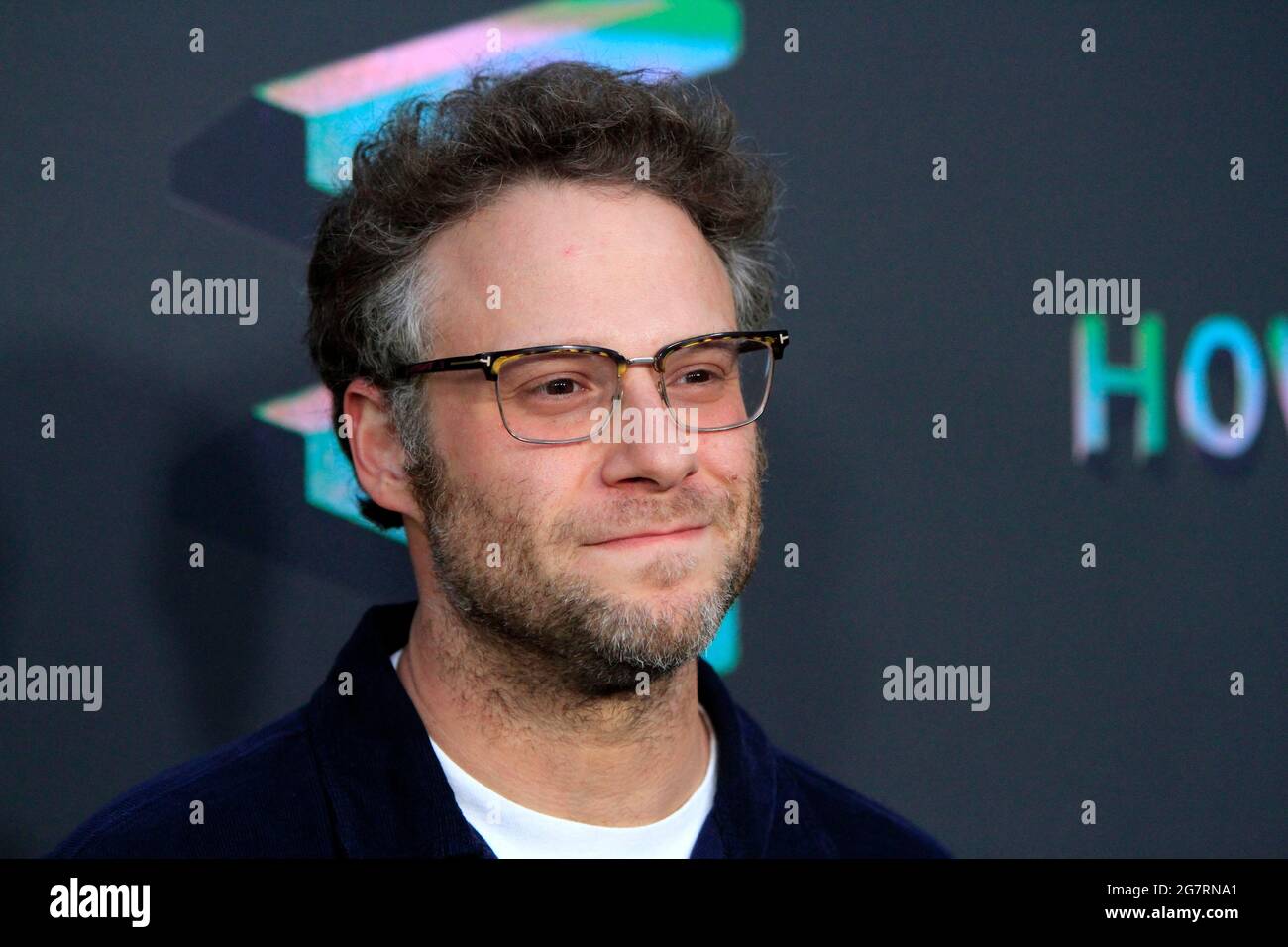 LOS ANGELES - JUL 15:  Seth Rogen at How It Ends LA Premiere at NeueHouse Hollywood  on July 15, 2021 in Los Angeles, CA Stock Photo