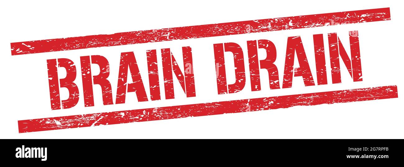 Brain drain stamp hi-res stock photography and images - Alamy