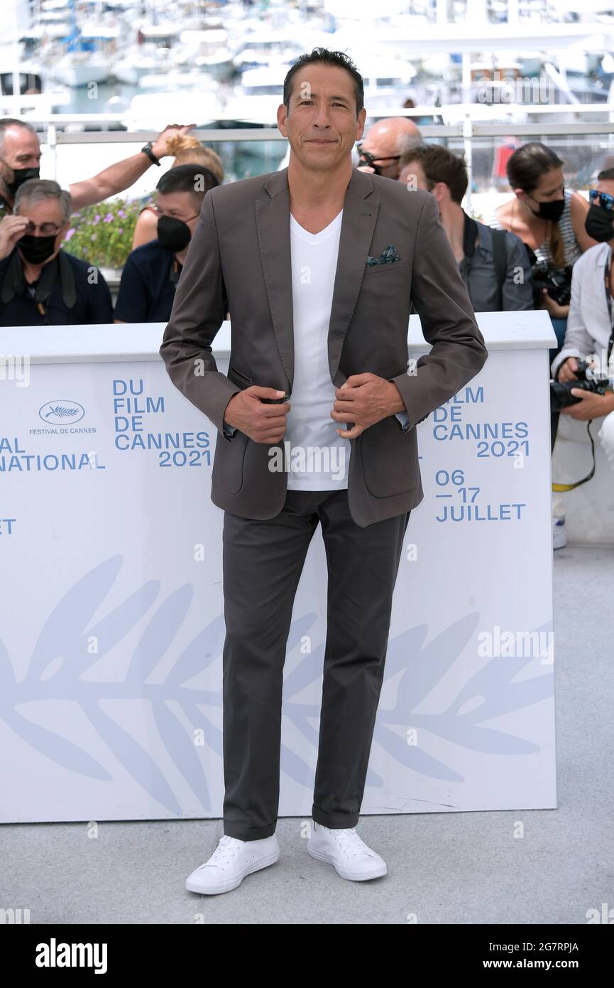 Cannes, France. 16th July, 2021. 74th Cannes Film Festival 2021, Photocall film : Memoria - Pictured: Elkin Diaz Credit: Independent Photo Agency/Alamy Live News Stock Photo