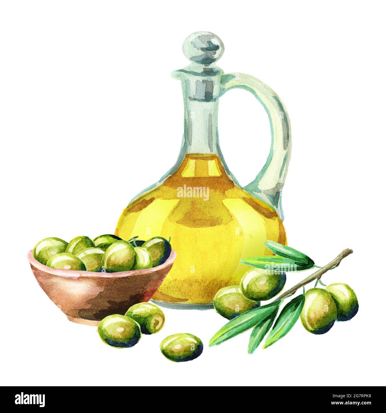 Olive oil jars Cut Out Stock Images & Pictures - Alamy