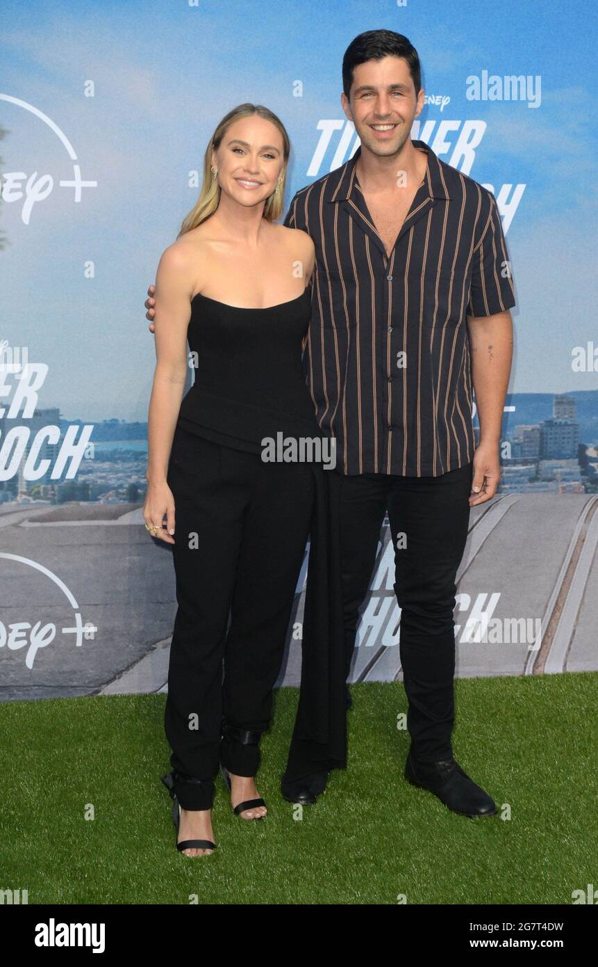 Becca Tobin, Josh Peck at arrivals for Disney+ TURNER AND HOOCH Premiere, Westfield Century City Mall, Century City, CA July 15, 2021. Photo By: Priscilla Grant/Everett Collection Stock Photo