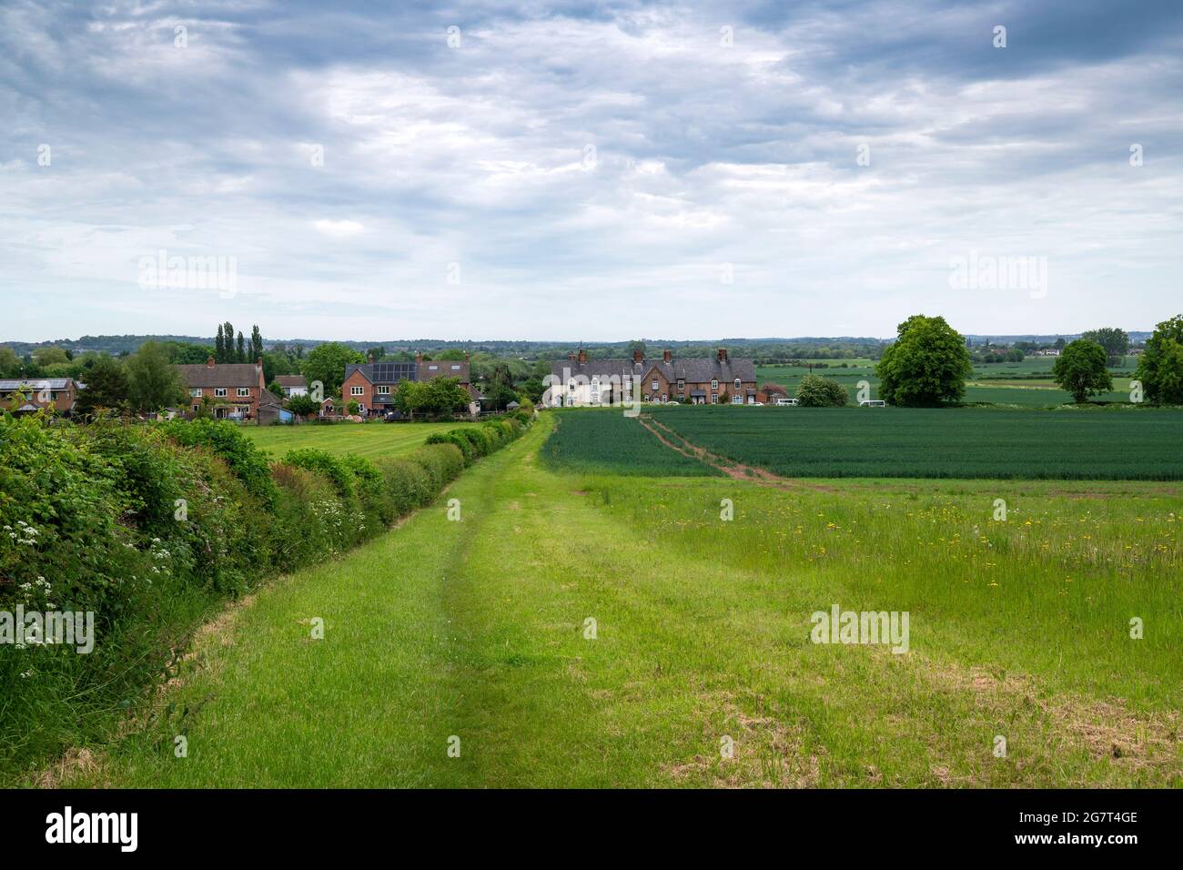 Long footpath on slope hi-res stock photography and images - Alamy