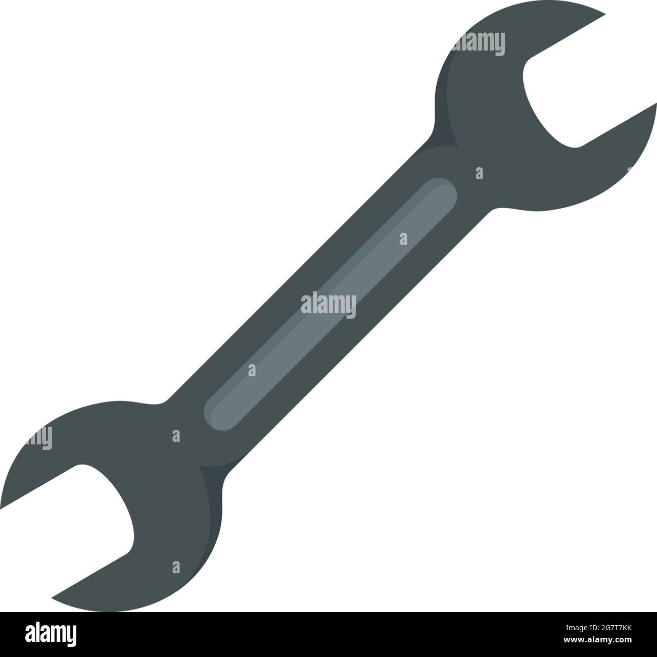 Pipe wrench icon. Flat illustration of pipe wrench vector icon isolated ...