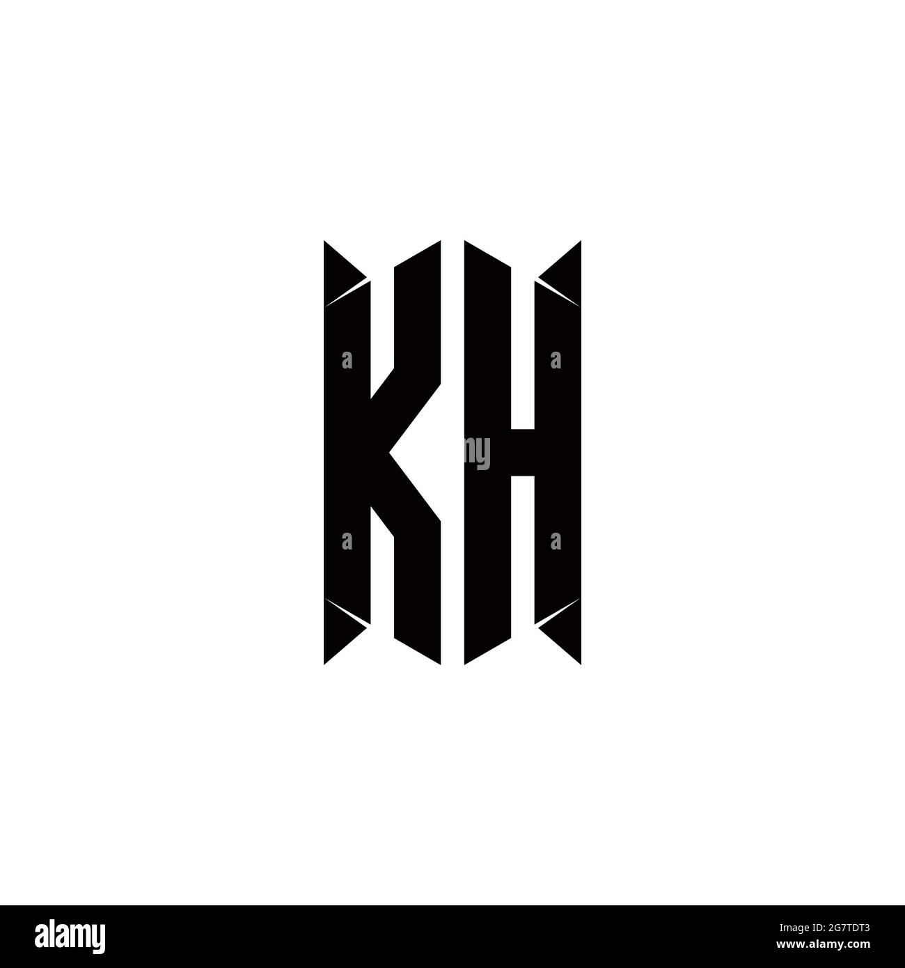 Kh signature Stock Vector Images Alamy