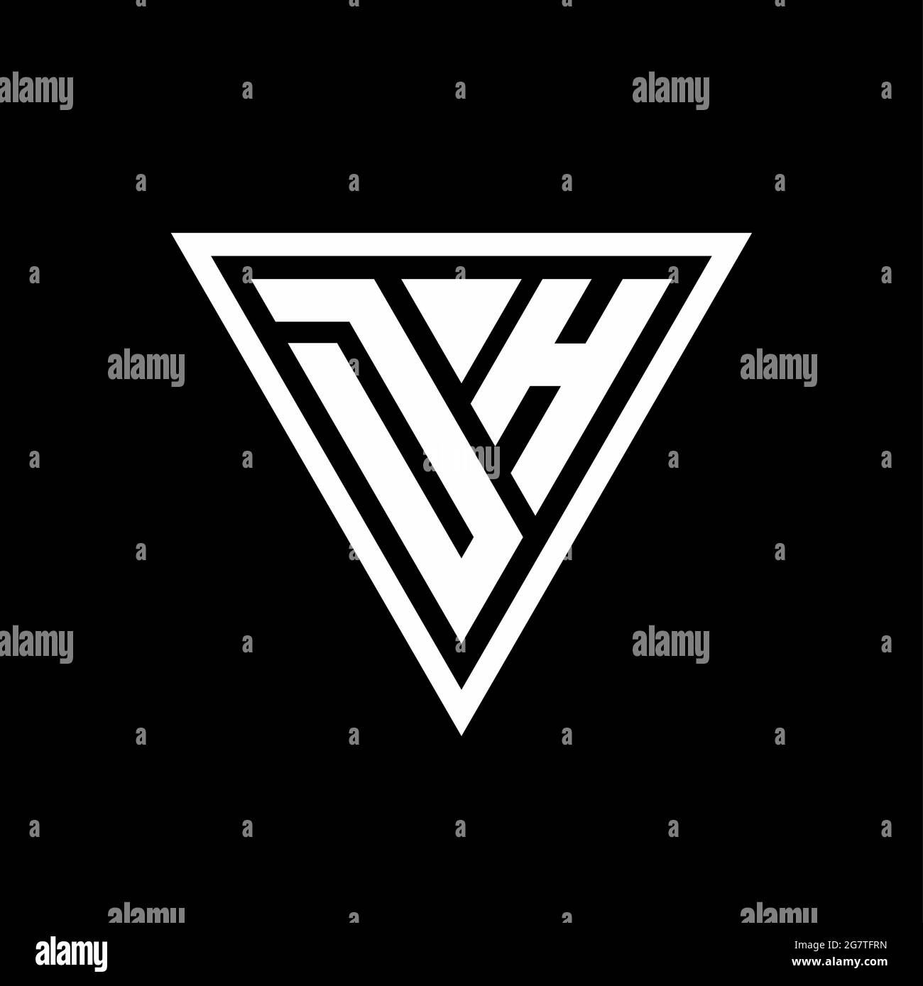 Dh logo vector vectors hi-res stock photography and images - Alamy
