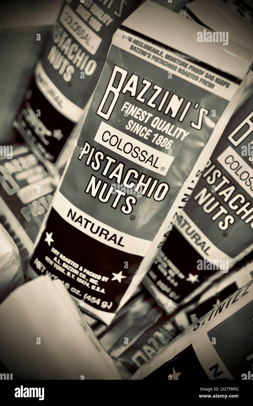 Bazzini's Pistachio nuts at Murray’s Cheese Flagship store on Bleecker