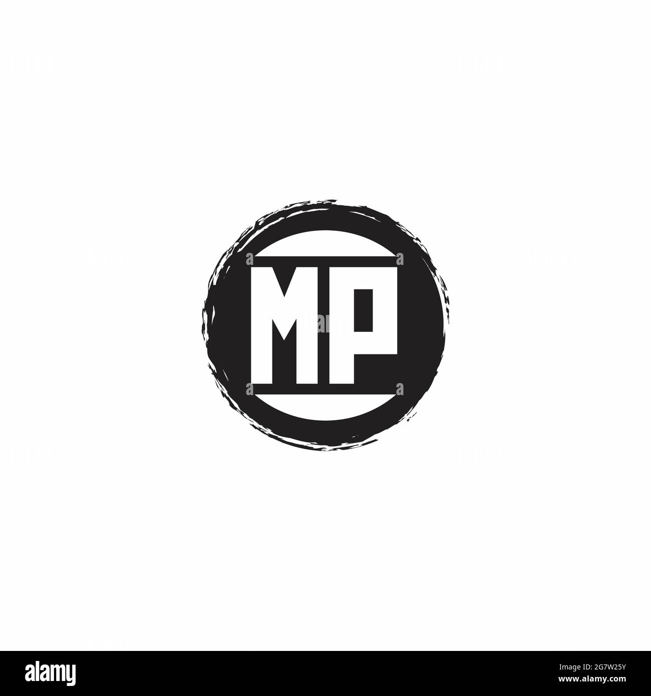 Minimal Mp Logo Icon Of A Pm Letter On A Luxury Background Logo Idea Based  On The Mp Monogram Initials Professional Variety Letter Symbol And Pm Logo  On Background Stock Illustration 