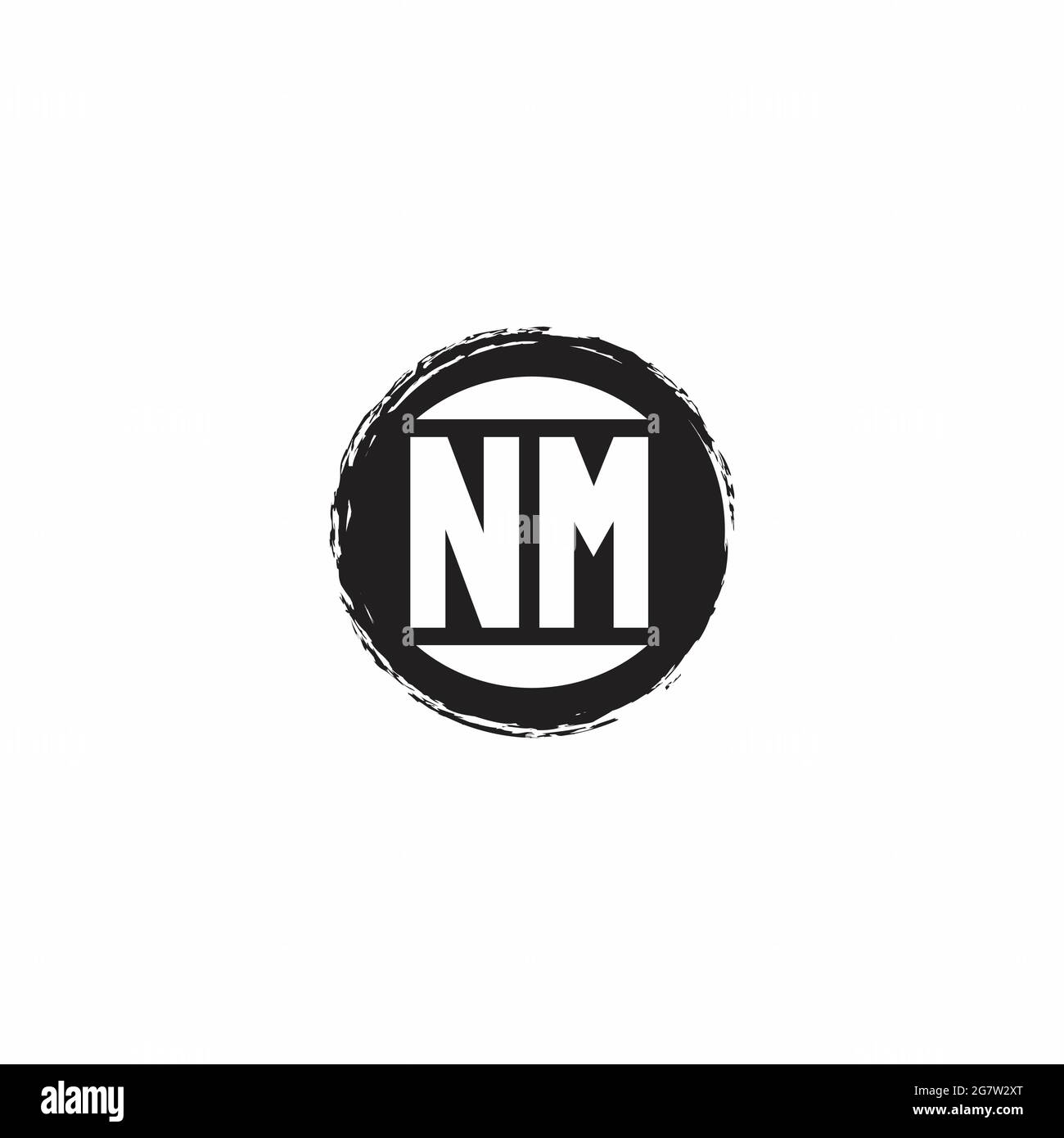 NMM letter logo design on white background. NMM creative initials circle  logo concept. NMM letter design. 16229149 Vector Art at Vecteezy