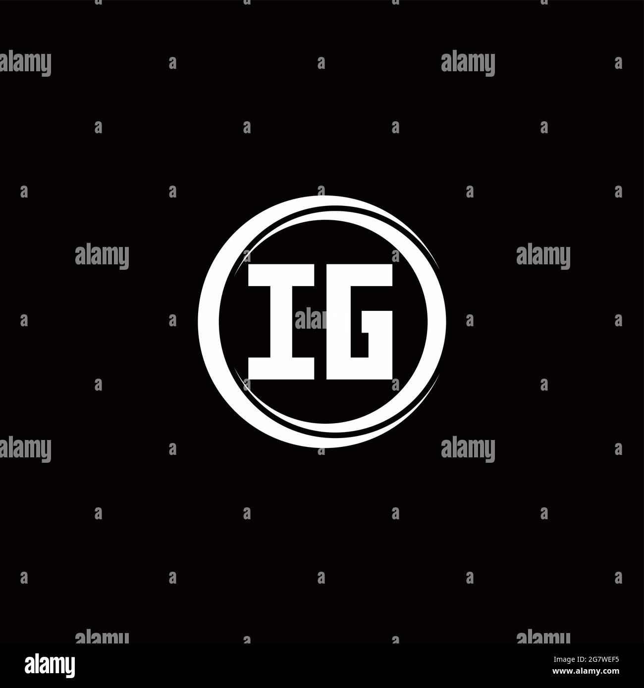 Ig Logo Initial Letter Monogram With Circle Slice Rounded Design Template Isolated In Black Background Stock Vector Image Art Alamy Ig Logo Initial Letter Monogram With Circle Slice Rounded Design Template Isolated In Black Background Stock Vector Image Art Alamy