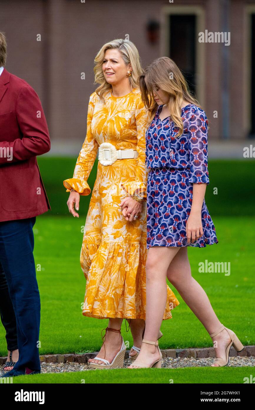 Queen Maxima of the Netherlands with Princess Ariane during the annual ...