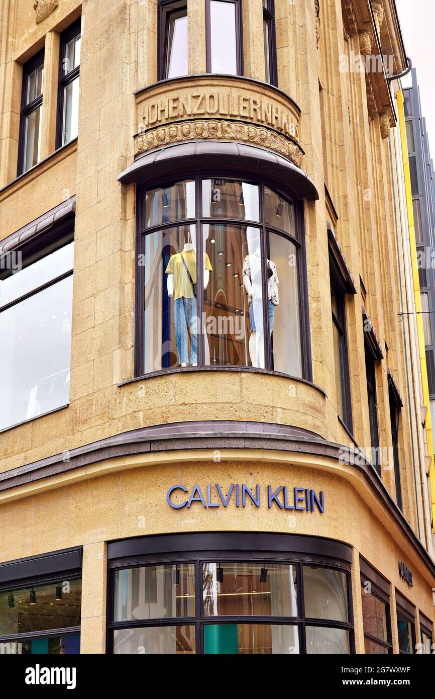 Exterior of a Calvin Klein designer store on Königsallee in Düsseldorf,  Germany Stock Photo - Alamy