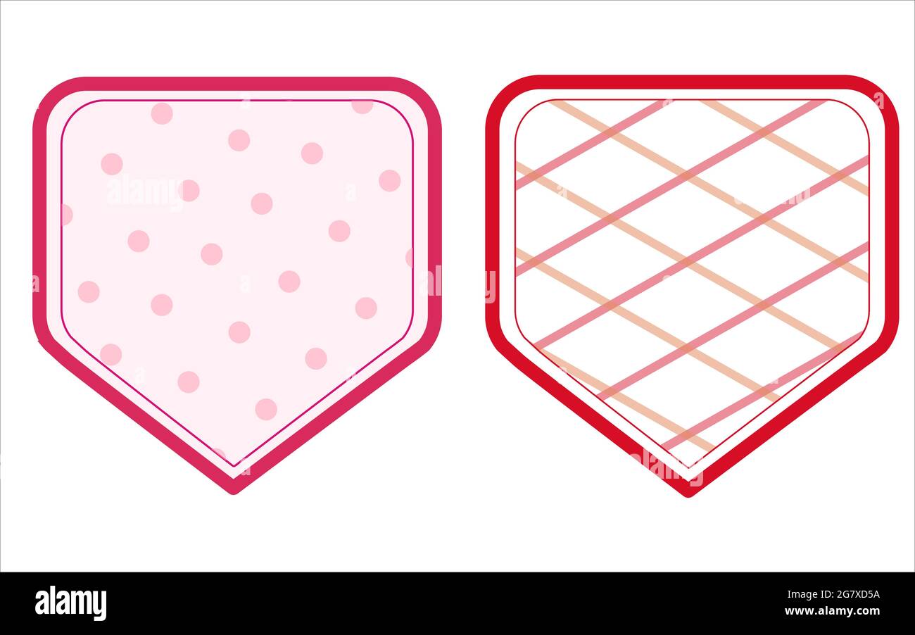 Vector set of colored labels for jam Stock Vector