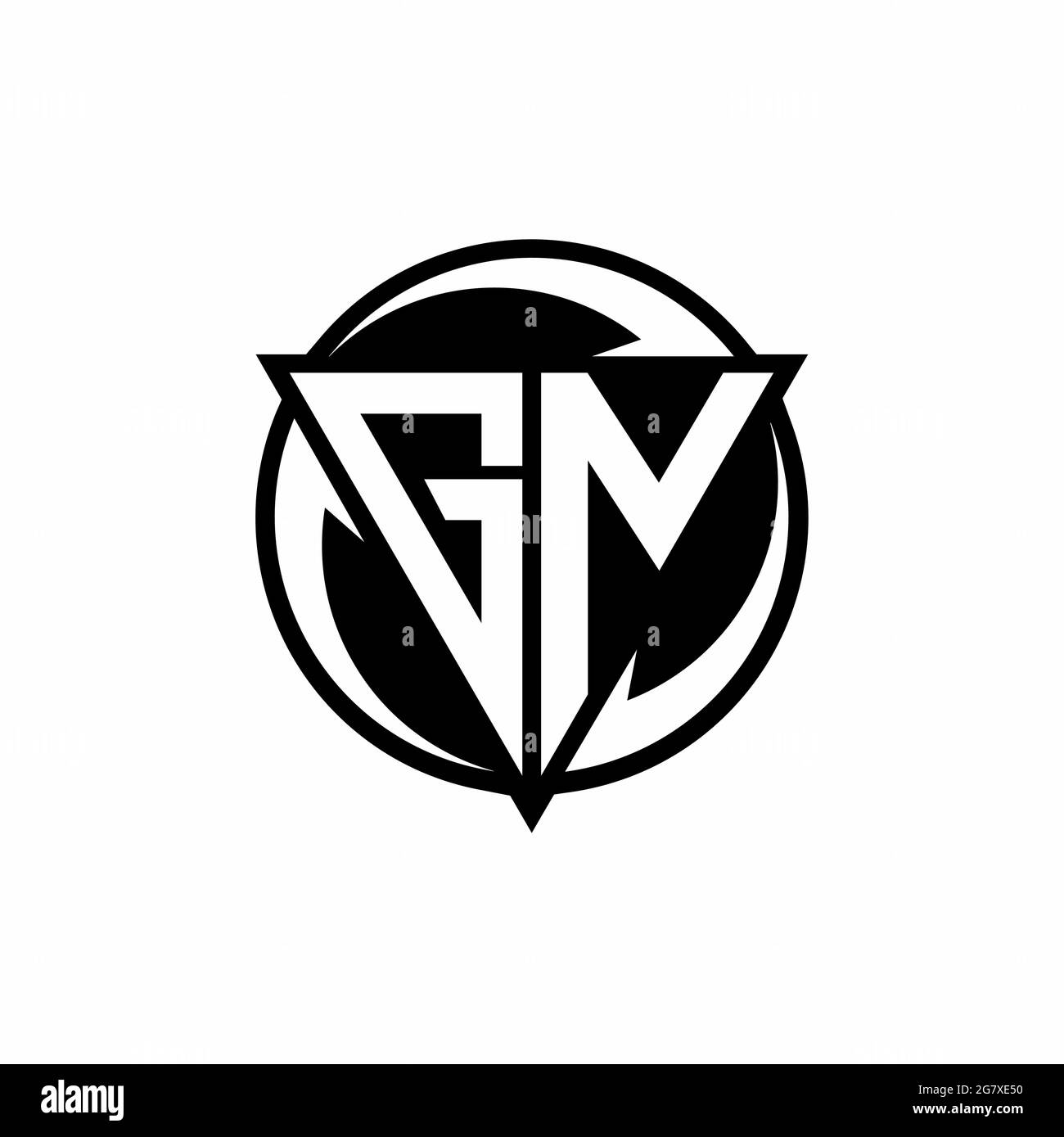 GN Letter Logo Design Vector Illustration #Logo_Template, #Company_Logo,  #Business_Logo, #Logo_design, #Branding, #M… | Letter logo design, Letter  logo, Logo design