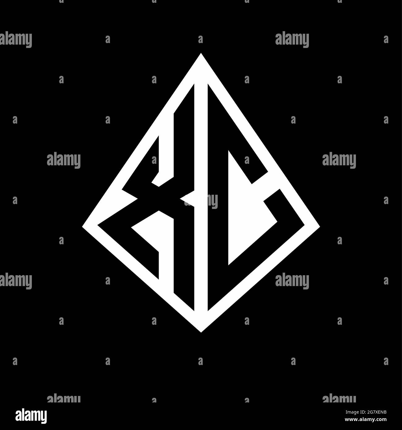 Xc alphabet Stock Vector Images - Alamy