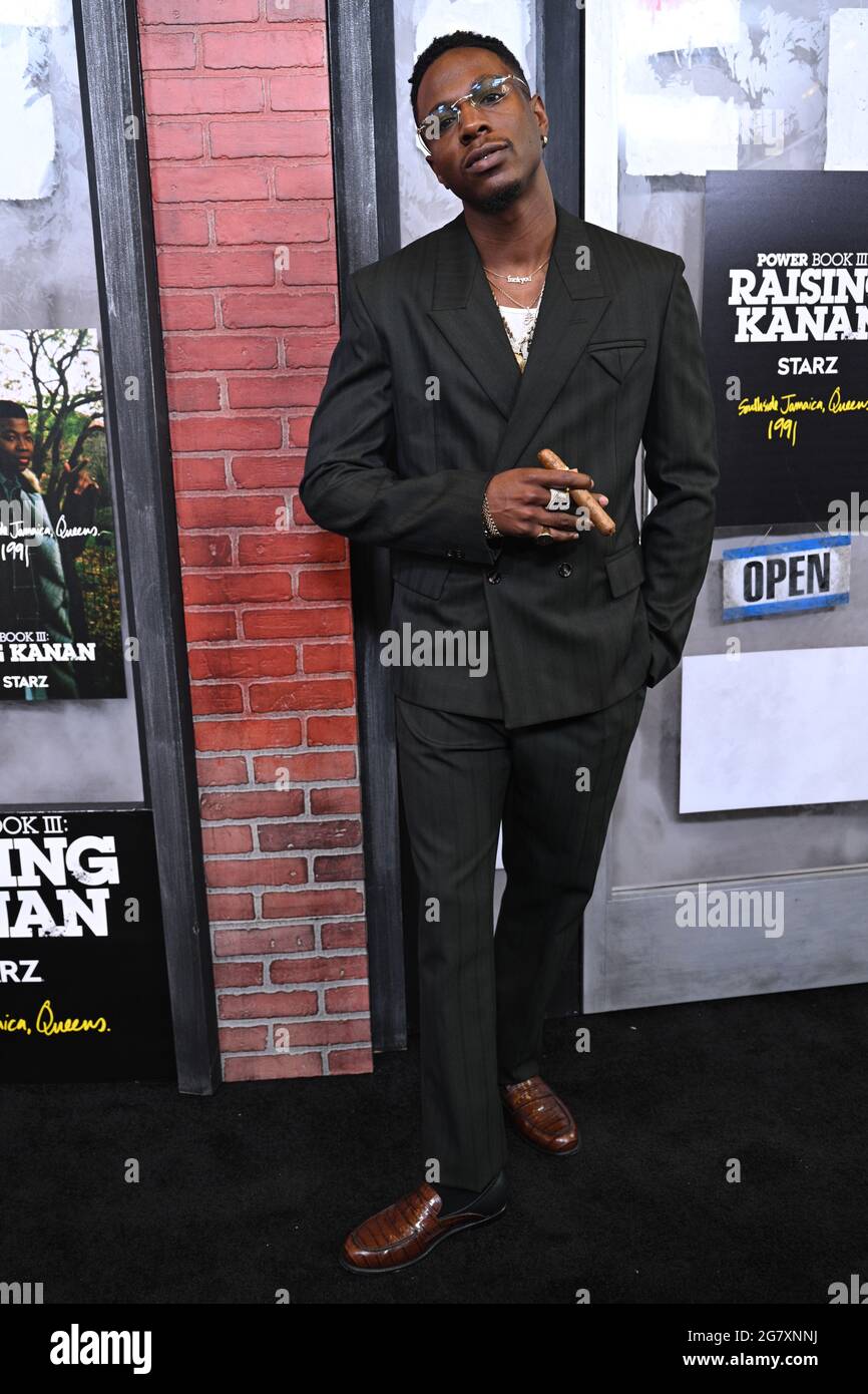 Joey Bada attends 'Power Book III Raising Kanan' global premiere