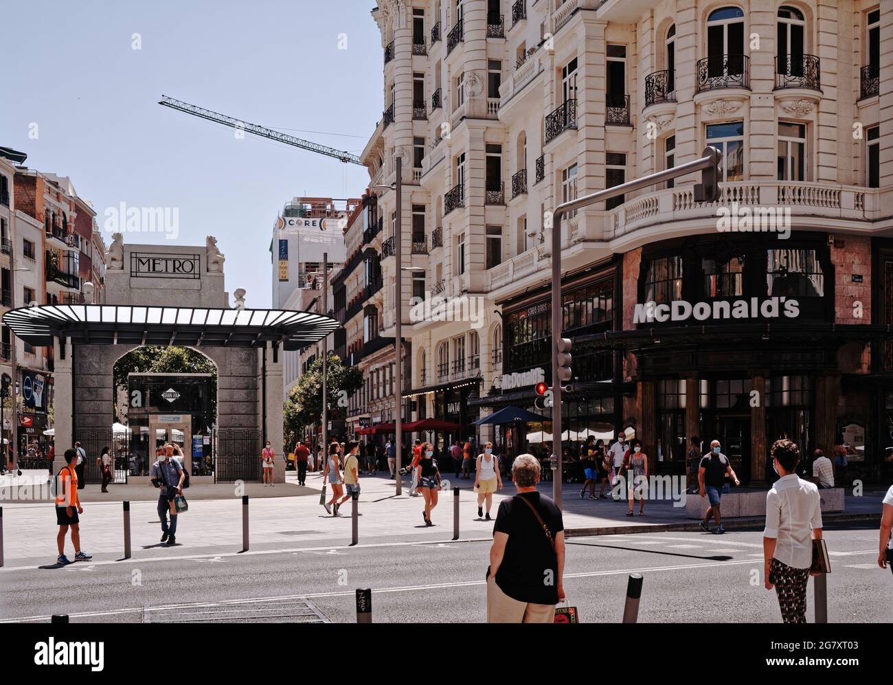 Mcdonalds gran via de madrid hi-res stock photography and images - Alamy