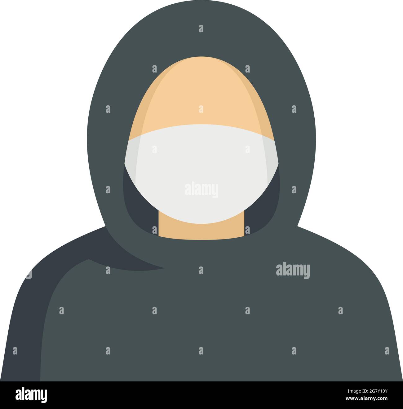 Protester man icon. Flat illustration of protester man vector icon ...